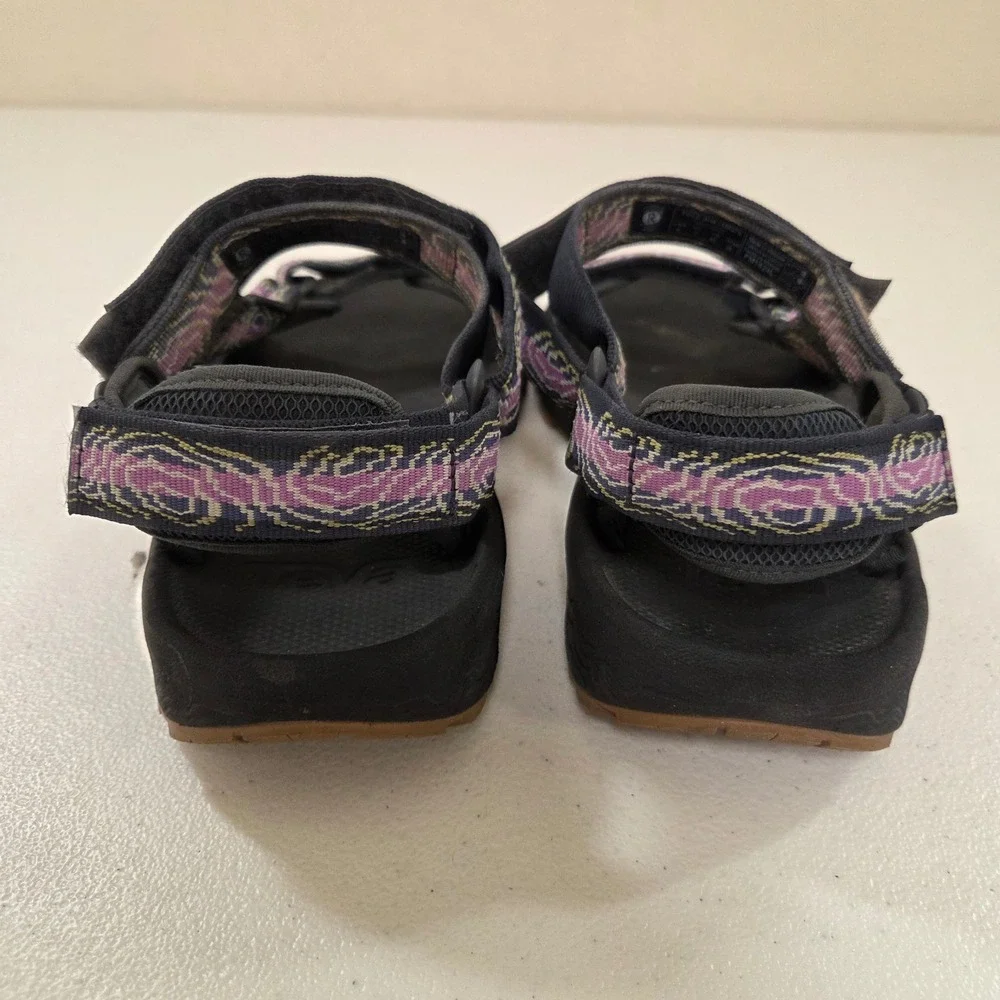Teva Terra Fi 5 Universal Sandals Mens 9 Womens 11 Black Purple Geometric